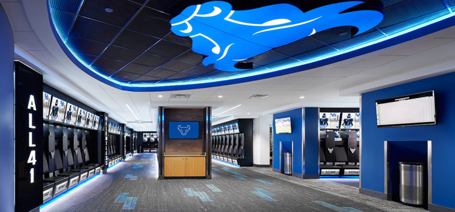 UB Football Lockers by Architectural Resources